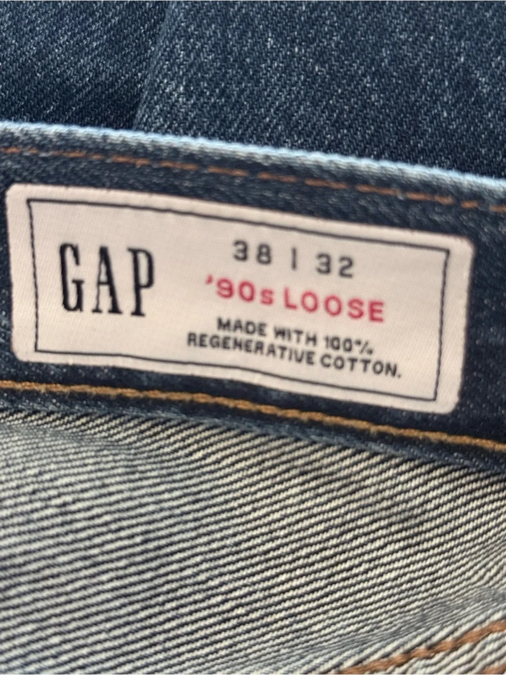 Gap Classic Men's Dark Blue Straight-Leg Jeans  90s Loose 0121
